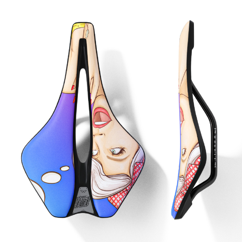 Седло для велосипеда из искусственной кожи, большое весеннее ажурное, удобное мягкое, для горного велосипеда