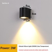 Lámpara de Pared Exterior LED Europea, Impermeable, de Doble Cabezal, Minimalista, con Carcasa de Aluminio, Resistente a la Lluvia, Fabricantes de Zhongshan, Venta al por Mayor