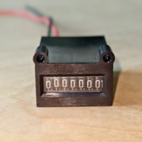 Compteur d'impulsions à 7 chiffres E760 : Compteur électronique numérique électromagnétique DC12V/24V, mise à niveau E670