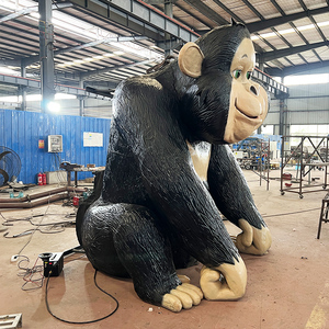 Dernier équipement de parc d'attractions personnalisé mignon Animatronics Animal gorille à pièces Gashapon Machine <span class=keywords><strong>jouet</strong></span> pour centre commercial - Product Image 2