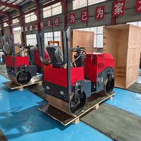 Mini-compacteur routier vibrant à double tambour GZD, largeur 600 mm, moteur diesel Changfa 178F