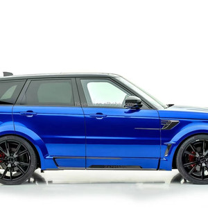 Kit carrosserie en fibre de carbone pour Range Rover Sport MSY, comprenant un diffuseur avant, un spoiler et un capot de style MSY. - Product Image 4
