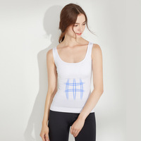 Correcteur de posture pour femmes Contrôle du ventre Shapewear Débardeurs Hauts de compression sans couture Amincissement Body Shaper