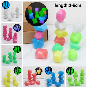 สูงสดใสตกแต่งคริลิคเรืองแสงในหินมืดเวลานานเรืองแสงชั่วโมงสีแดงก้อนกรวดสีม่วงเรืองแสง-In-The-Dark กรวด - Product Image 5