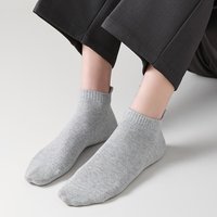 Chaussettes personnalisées en gros OEM en coton doux et absorbant la transpiration pour hommes, respirantes avec languette en maille à la cheville, idéales pour l'été et le quotidien