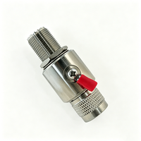 Parafoudre coaxial à tube à décharge gazeuse 90V, UHF, mâle vers femelle, à montage sur panneau, protection contre les surtensions