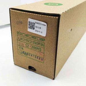 Factory Direct CF1/4W-33Kohm5% T52 1/4W Resistors Carbon Film Resistors 33Kohm 5% 1/4W - Product Image 1