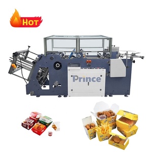 Machine multifonctionnelle de fabrication de boîtes en carton Machine à carton jetable pour le déjeuner, la restauration rapide, la friture, le <span class=keywords><strong>poulet</strong></span>, la pâtisserie et les chips - Product Image 1