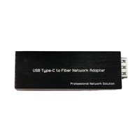 Mini USB 3.0 Type C vers Gigabit SFP RJ45 Adaptateur Ethernet Compatible Windows macOS Linux PC Portable Tablette Équipement à Fiber Optique