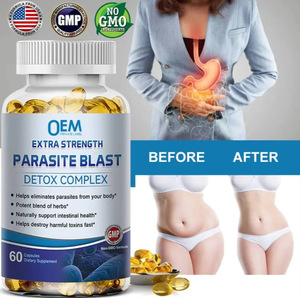 Complesso Detox Parassitario in Capsule, Supporto per la Pulizia Intestinale, 60 Capsule, Extra Forte, Favorisce la Digestione - Product Image 4