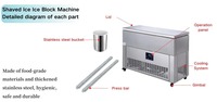 Prix usine 12 Baril Glaçon Machine Commerciale Mein Mein Glace Rasée Machine À Glace 2600W Machine À Glaçons