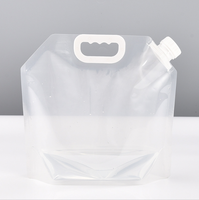 Sacs à eau pliables transparents, grande capacité, pratiques, pour l'extérieur, sacs à eau en vrac, sacs à bière, voyage, randonnée, camping