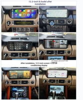 Autoradio Android pour Land Rover Range Rover L322 V8 02-12, écran central intelligent, GPS, unité de navigation avec panneau de climatisation LCD