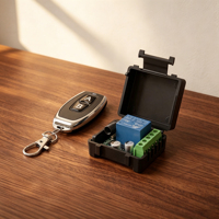 Controlador de Iluminación Inalámbrico de 1 Canal y Control Remoto de 433 mhz para una Experiencia Mejorada en el Hogar Inteligente y Control de Acceso