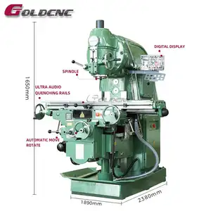 High rigid vertical variable speed milling machine X5040 3 axis vertical milling machine for sale