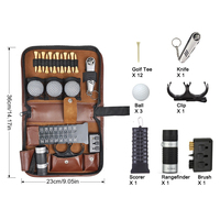 Coffret cadeau de golf personnalisé Dericsson, kit d'outils de golf tout-en-un avec télémètre, compteur de score, pack d'accessoires de golf, support OEM