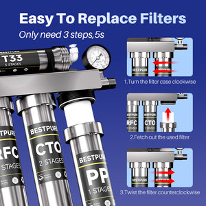 Lọc nước UF lọc nước Cartridge treo tường máy tính để bàn Dưới Bồn Rửa Hệ thống lọc nước cho nhà - Product Image 3