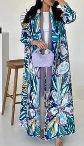Miyake <strong>Open</strong> <strong>Abaya</strong> 2026 Pleated Large Size Modest Coat Style Long Robe Pour Femme Casual Muslim Elegent Abayas Designing Clothes - Product Image 5