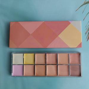 12 màu sắc trang điểm Kem bảo hiểm đầy đủ kem che khuyết điểm <span class=keywords><strong>Palette</strong></span> nhãn hiệu riêng Vegan mỹ phẩm kem nền tảng Kem che khuyết điểm - Product Image 1