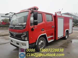 Camion-citerne de lutte contre l'incendie Dongfeng 4x2, nouveau moteur diesel, capacité de 3001-5000 L, transmission manuelle, norme d'émission Euro 3 - Product Image 3