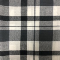 Tissu en flanelle à carreaux teint en fil, 100% coton, haute densité, pour jupe, chemise, oreiller et impression