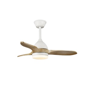 42-inch Scandinavian-style decorative ceiling <b>fan</b>, 3-blade lightweight <b>fan</b>, DC brushless wooden ceiling <b>fan</b> with <b>remote</b> <b>control</b> - Product Image 1