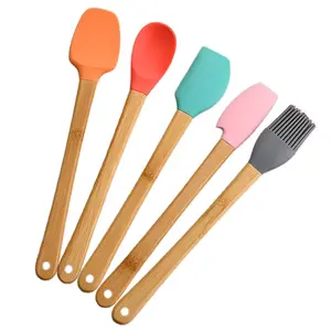 Espátula de grado alimenticio, pala, utensilios de cocina de silicona, espátula resistente a productos químicos, espátula para pastel, crema, mantequilla, raspador para cocinar y hornear