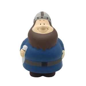 <b>Squeeze</b> Toys PU Foam Anti Stress <b>Ball</b> Herr Bert Wikinger Shaped PU Stress Reliever - Product Image 1
