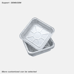 1000ml Einweg-Aluminiumfolien-Lebensmittels chale zum Mitnehmen Verpackungs box Koch behälter mit Karton deckel - Product Image 1