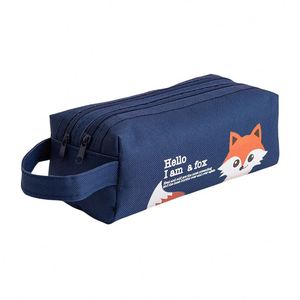 Trousse à crayons de grande capacité, sac à crayons de dessin animé, organisateur de papeterie portable, fournitures scolaires et de bureau mignonnes pour filles et garçons - Product Image 6