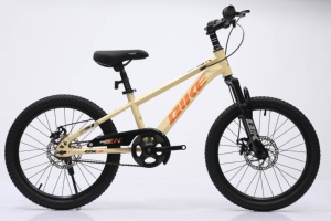 Vélo pour enfants de 18 à 22 pouces avec cadre en acier, jantes en alliage d'aluminium, suspension avant, roues d'apprentissage, vitesse unique, freins V doubles - Product Image 4
