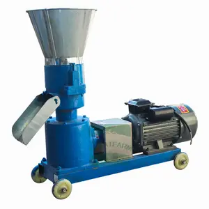 Máquina de granulação de ração animal de alta qualidade, mini máquina elétrica de processamento de ração animal, venda direta do fator