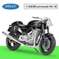 Modèle de moto en alliage moulé sous pression Welly Norton Commando 961 SE 1:18