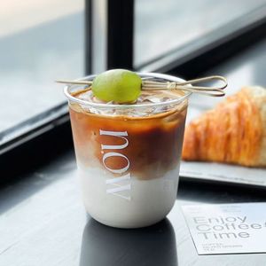 Gobelets en plastique jetables personnalisés JN pour animaux de compagnie 10/12/16 OZ Matcha Ijskoffie avec couvercles Fabriqués en Chine - Product Image 3