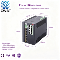 Commutateur Ethernet H3C IE4500-14S-UPWR-G 14 ports POE QoS SNMP 10/100/1000 Mbps Empilable Capacité 672 Gbit/s/6,72 Tbit/s En Stock Nouveau