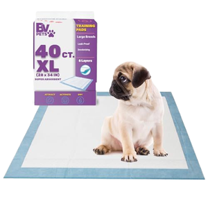 Tapis de propreté jetables pour chiots de qualité supérieure, super absorbants, anti-odeur, pour l'apprentissage de la propreté, fabriqués avec SAP et PE, fournitures pour animaux de compagnie - Product Image 1