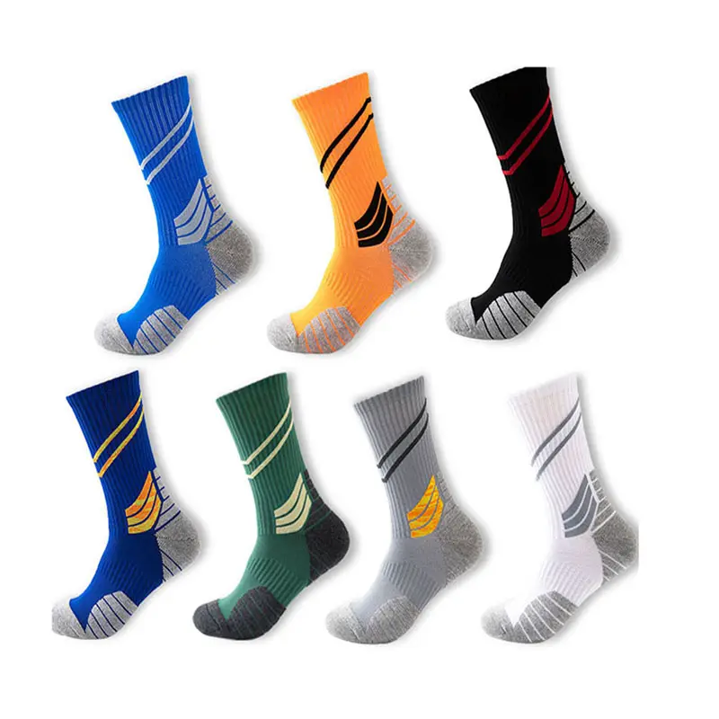 Özel Logo atletik koşu atletik Unisex basketbol havlu erkek takım spor erkek eğitmen çorap