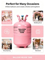 Bouteille de gaz jetable pour ballons, idéale pour l'inflation de ballons lors de fêtes et mariages