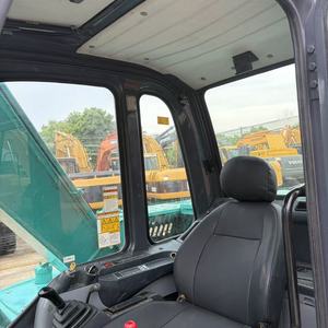 Excavadora Kobelco SK75, Cucharón de Excavación, Color Verde, Orugas - Product Image 5