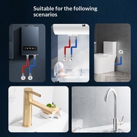 Tuyaux ondulés en acier inoxydable 30 pour chauffe-eau (eau froide/chaude) fournis par le fabricant ; Tuyaux haute pression 4 points