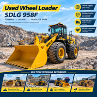 Wheel Loader SDLG 958F Bekas, Merek China yang Efisien dengan Mesin Weichai dan Komponen Inti Motor, Harga Murah