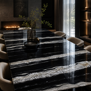 UNION Modern Design Copacabana Brazilian Black Big Slab Granite Tile Polished Surface Finish Durable 1-Year for Villa - Product Image 5