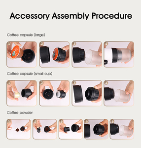 Cafetera Autocalentable, Cafetera Espresso Portátil Universal para Interiores y Exteriores, Compatible con Cápsulas NS y Café Molido - Product Image 6