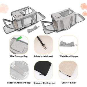 Nuevo Transportador de Mascotas para Exteriores, Bolsa de Viaje para Animales, Jaula Portátil para Perros y Gatos - Product Image 6