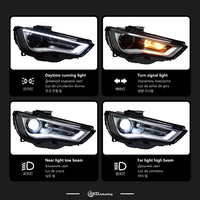 Feux de voiture pour Audi A3, projecteur de phare 2013-2016 A3 8V, phare de signalisation, phares LED, lentille DRL, accessoires automobiles