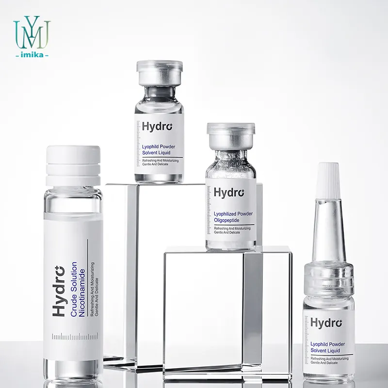 44pcs cừu nhau thai oligopeptide bột đông khô Kit Sửa chữa mặt chống lão hóa da giữ ẩm mặt huyết thanh cho mụn trứng cá