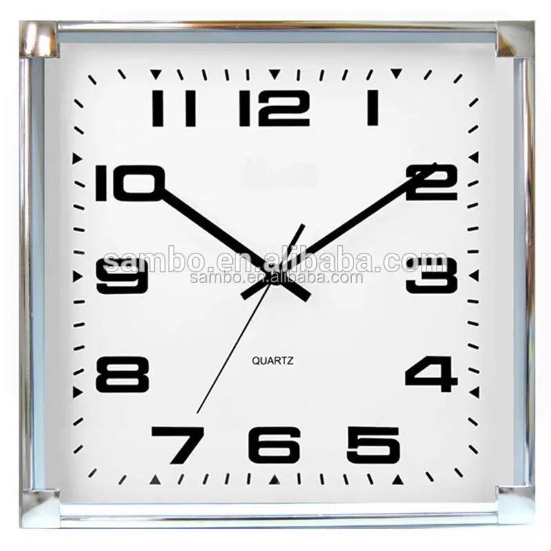 Home Interior Large Square Wall Clock