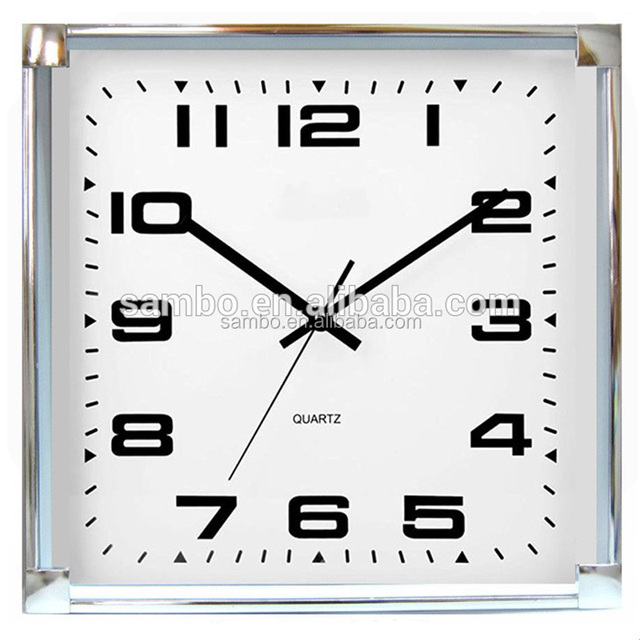 Home Interior Large Square Wall Clock