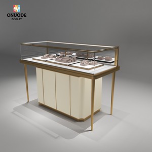 Cao cấp tùy chỉnh kính di động hiển thị trường hợp đối với đồ trang sức độc đáo bán lẻ đồ nội thất với LED chiếu sáng cho thương mại cho thấy - Product Image 5