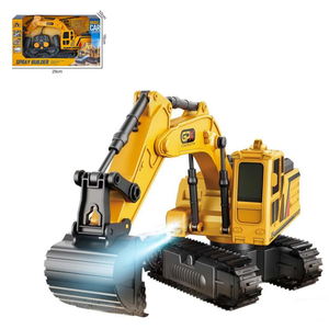 1:18 Pelle de construction avec lumières de pulvérisation Jouets radiocommandés Télécommande Pelle RC Camion Jouet pour enfants - Product Image 4